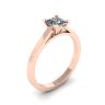 Princess Cut Diamond Ring in 18K Rose Gold, Image 4
