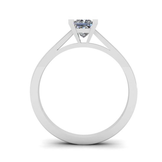 Princess Cut Diamond Ring in 18K White Gold, More Image 0