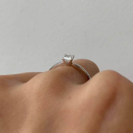 Princess Cut Diamond Ring,  Enlarge image 5