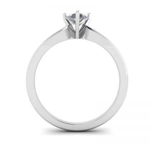 Pear Diamond Solitaire Ring in 6 prongs - Photo 1