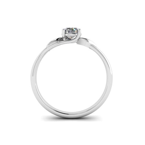Nature Inspired Diamond Engagement Ring,  Enlarge image 2
