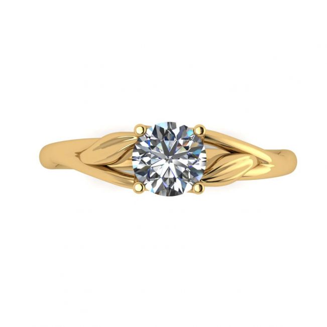 Nature Inspired Diamond Engagement Ring