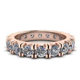 3 carat Eternity Diamond Band in 18K Rose Gold 3 carat Eternity Diamond Band in 18K Rose Gold
