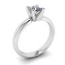 Solitaire Diamond Ring V-shape , Image 4