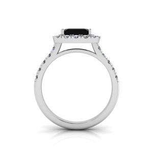 Princess Black Diamond Ring - Photo 1