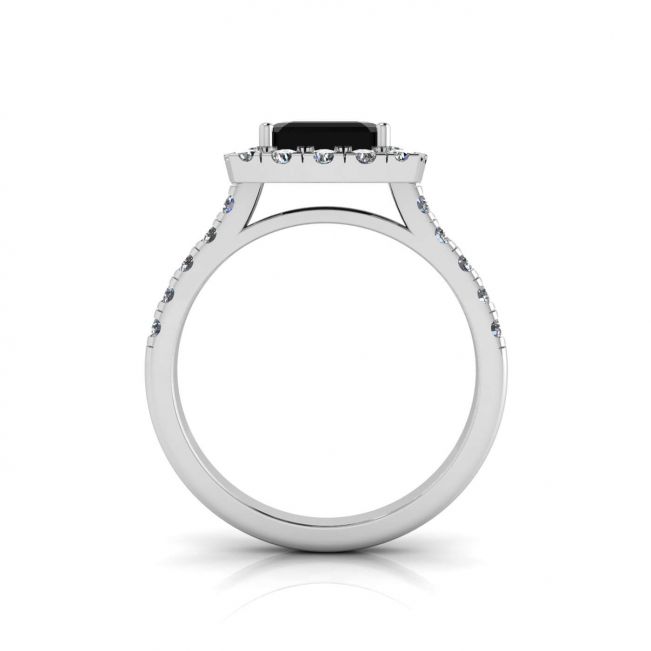 Princess Black Diamond Ring - Photo 1