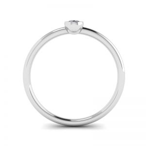 Pear Diamond Small Ring La Promesse - Photo 1