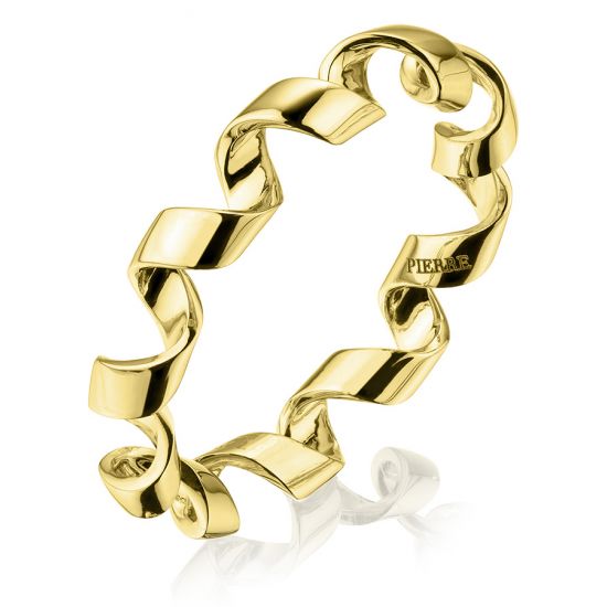 Yellow Gold Ring - Ruban Collection, Enlarge image 1