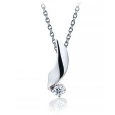 Pendant with 3 mm Diamond - Ruban Collection