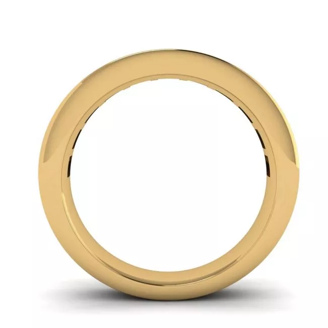 Eternity Princess Cut Diamond Ring  Yellow Gold - Photo 1
